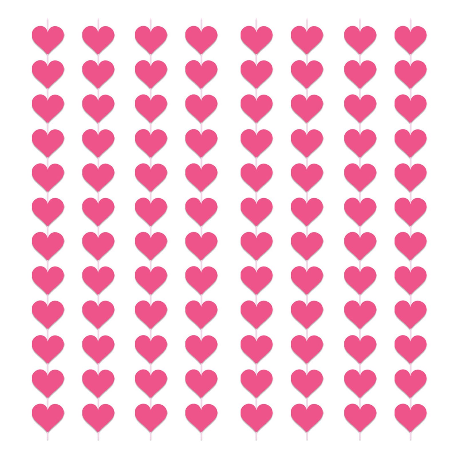 Elnwnnkc 6 / 8Pcs Love Heart Ornament Valentines Day Hanging Decoration for Wedding Bridal Showers Engagement Party Decoration Wedding Supplies