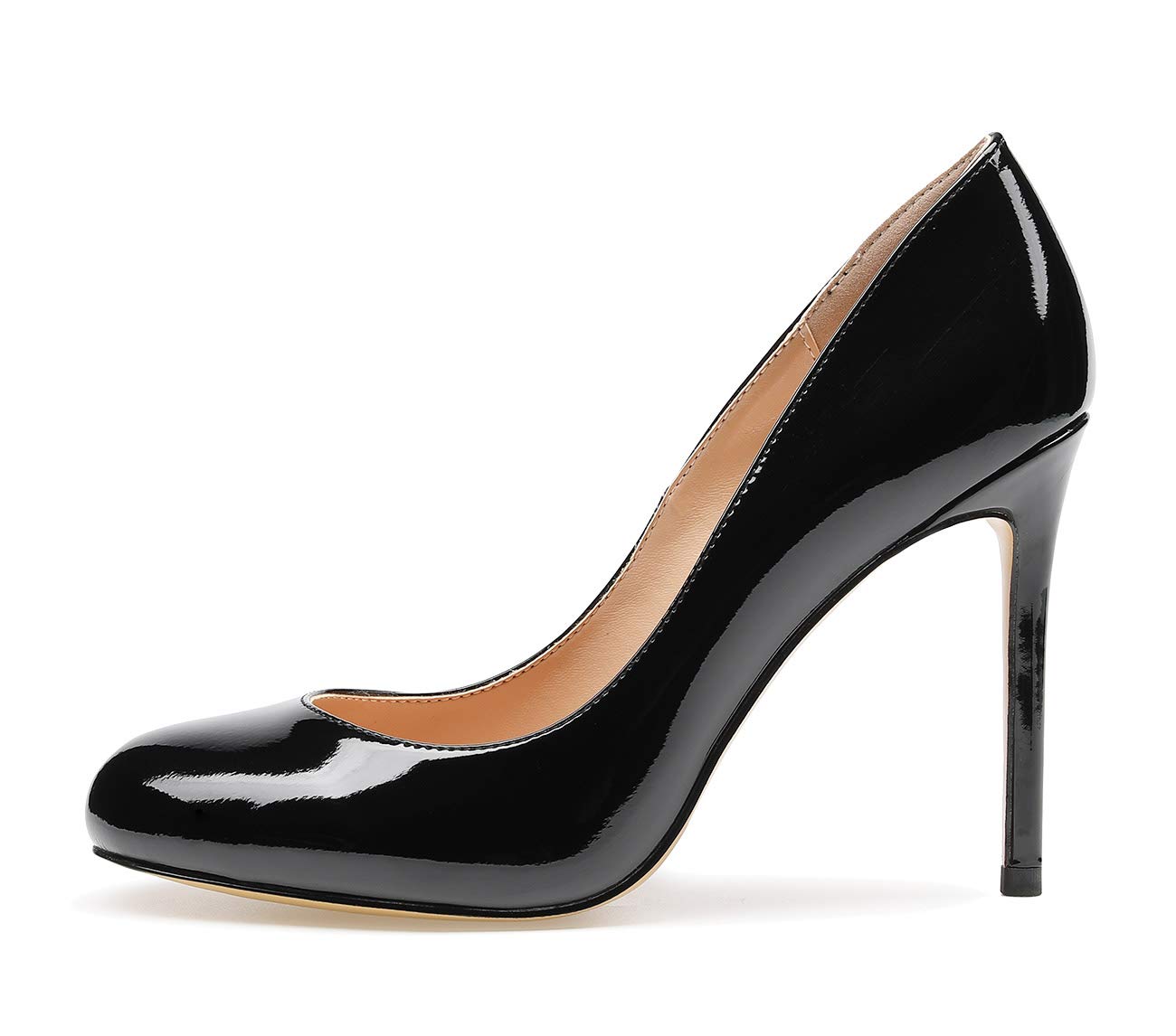 Castamere Zapatos de Tacón Mujer Punta Redonda Tacón de Aguja 10 CM Tacón
