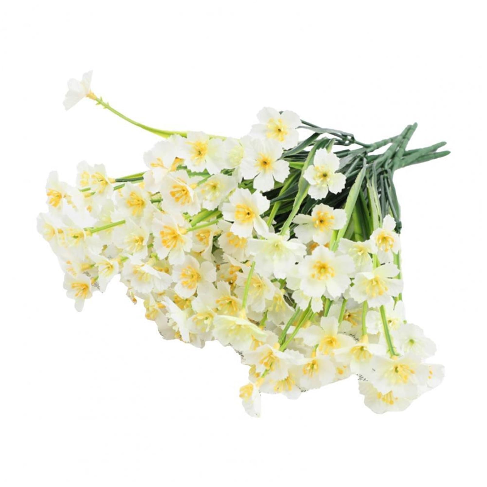 Dcrxz Artificial Flowers 10PCS Fake Flower Realistic Artificial Flowers for Wedding Decor Bright Color Floral Arrangements No Maintenance Home Party(1)