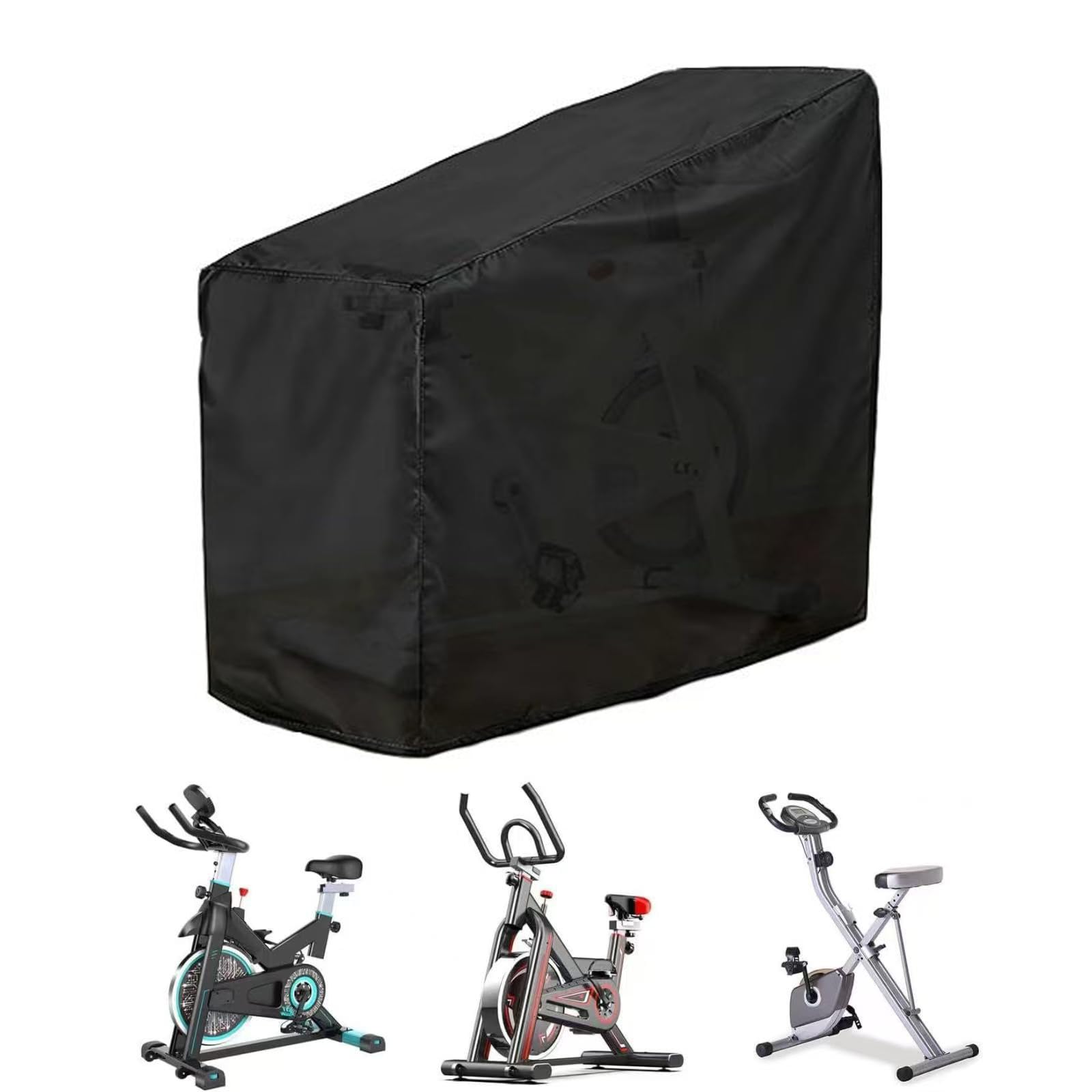 Stationary Bike Cover for Renpho AI Smart Bike 2023–2026, Exercise Bike Cover, Upright Indoor Cycling Protective Cover, Fits Most Spin Bikes & Upright Bikes