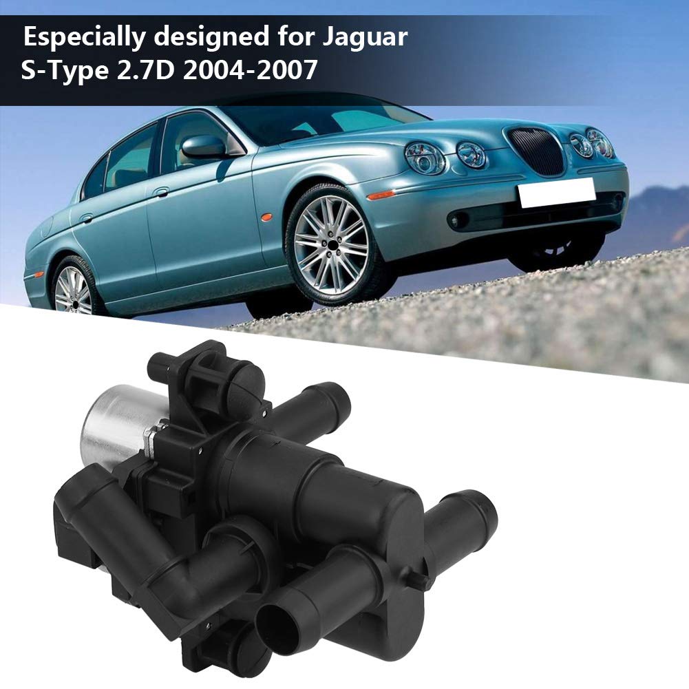 VOBOR XR843549 Valvola di Controllo del Riscaldatore per Auto Elettrovalvola dell'Acqua per Jaguar S Type 2.7D 2004-2007