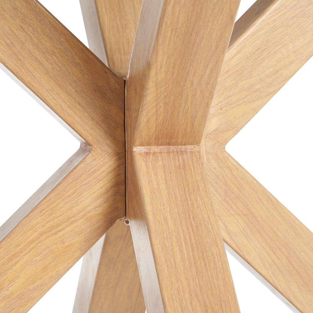 IXIA - Table à Manger Ronde en Verre et métal Ø120cm GM MESA