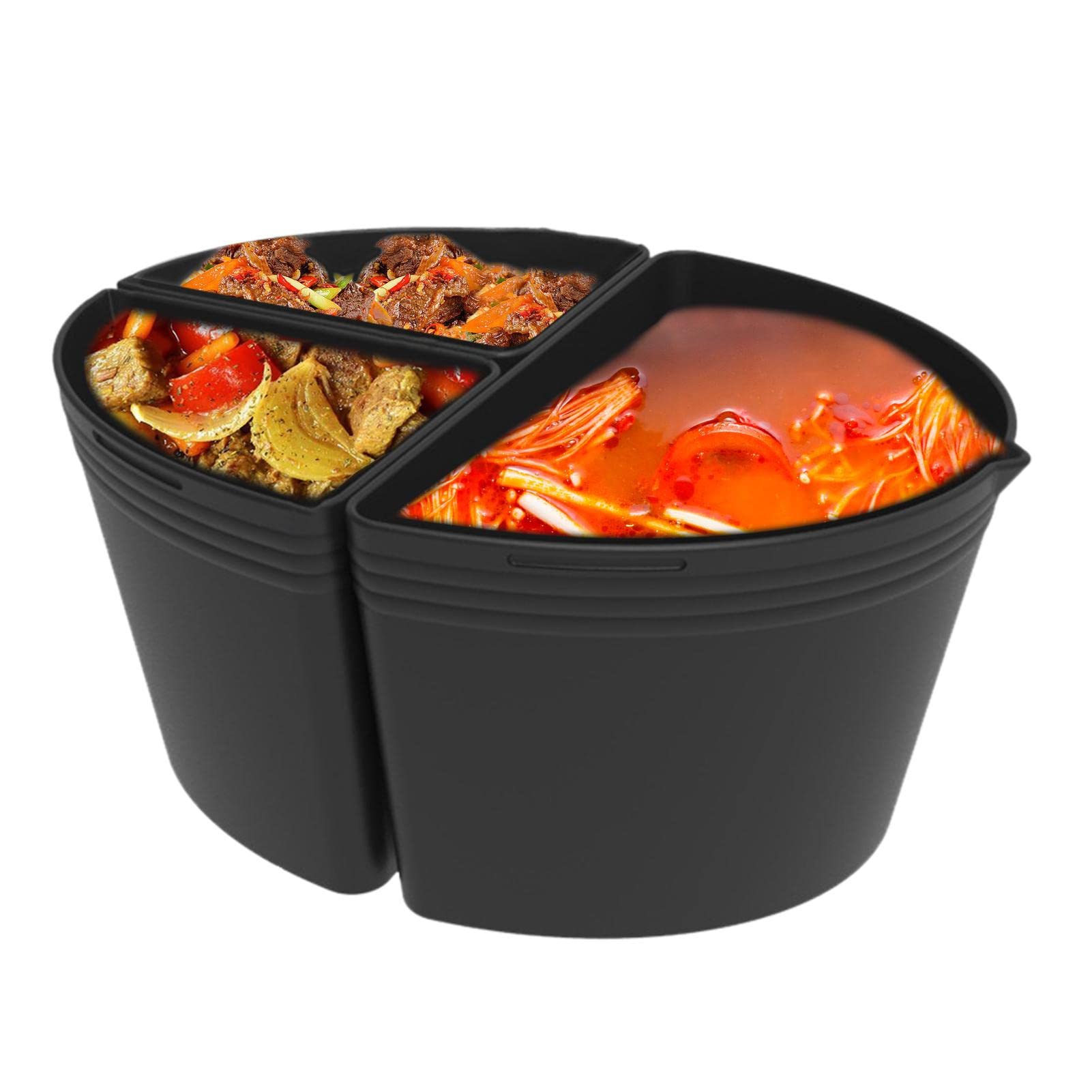 Misuratore Porzioni Pasta In Silicone - Scolapasta Pieghievole Per Dieta Sana, Antiaderente, Facile Da Riporre - Foto 6