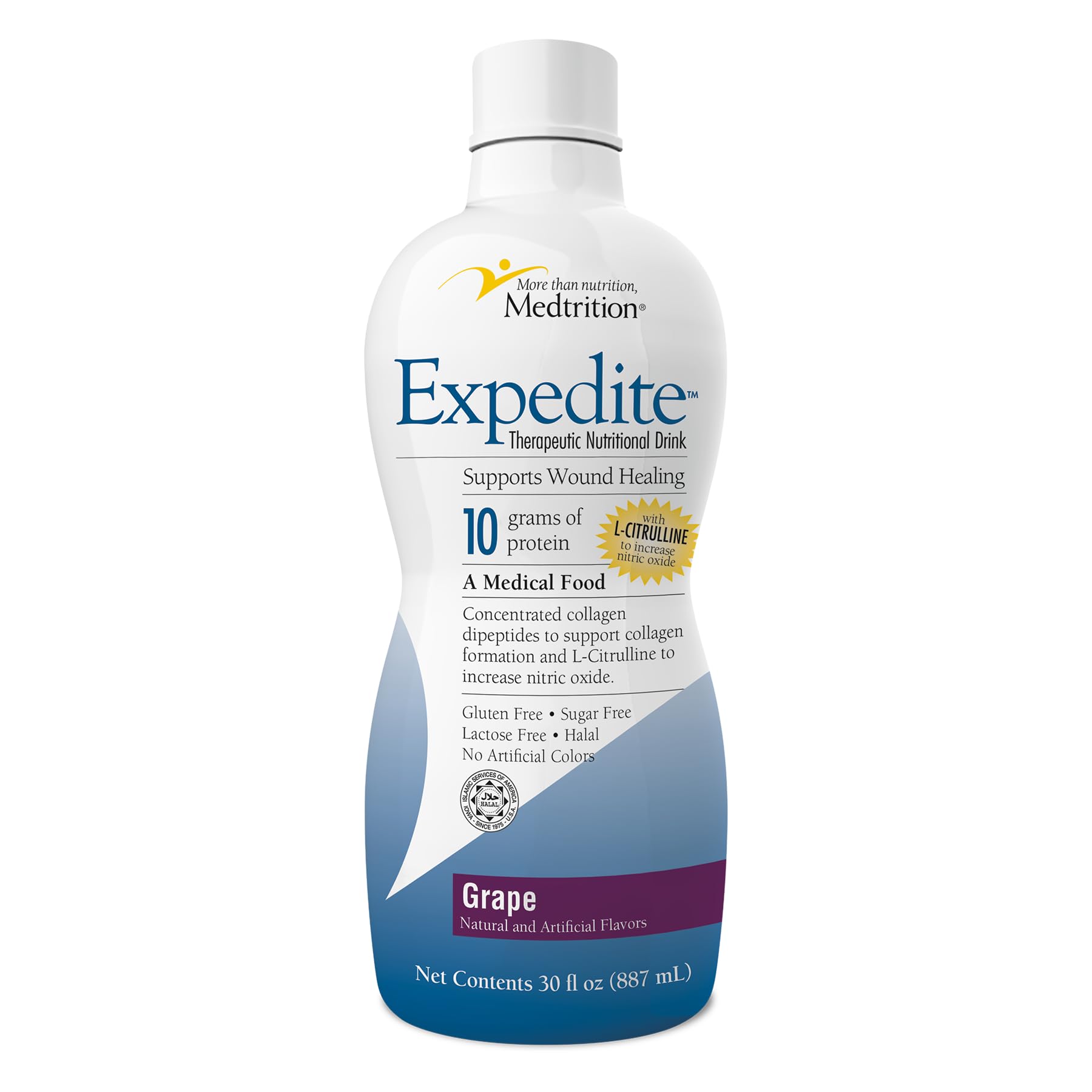Medtrition Expedite Liquid Collagen, Peach Mango, 2 Fl Oz, Pack of 24 - Nutrition Support for General, Orthopedic & Cosmetic Surgery Recovery — Amazon image 13