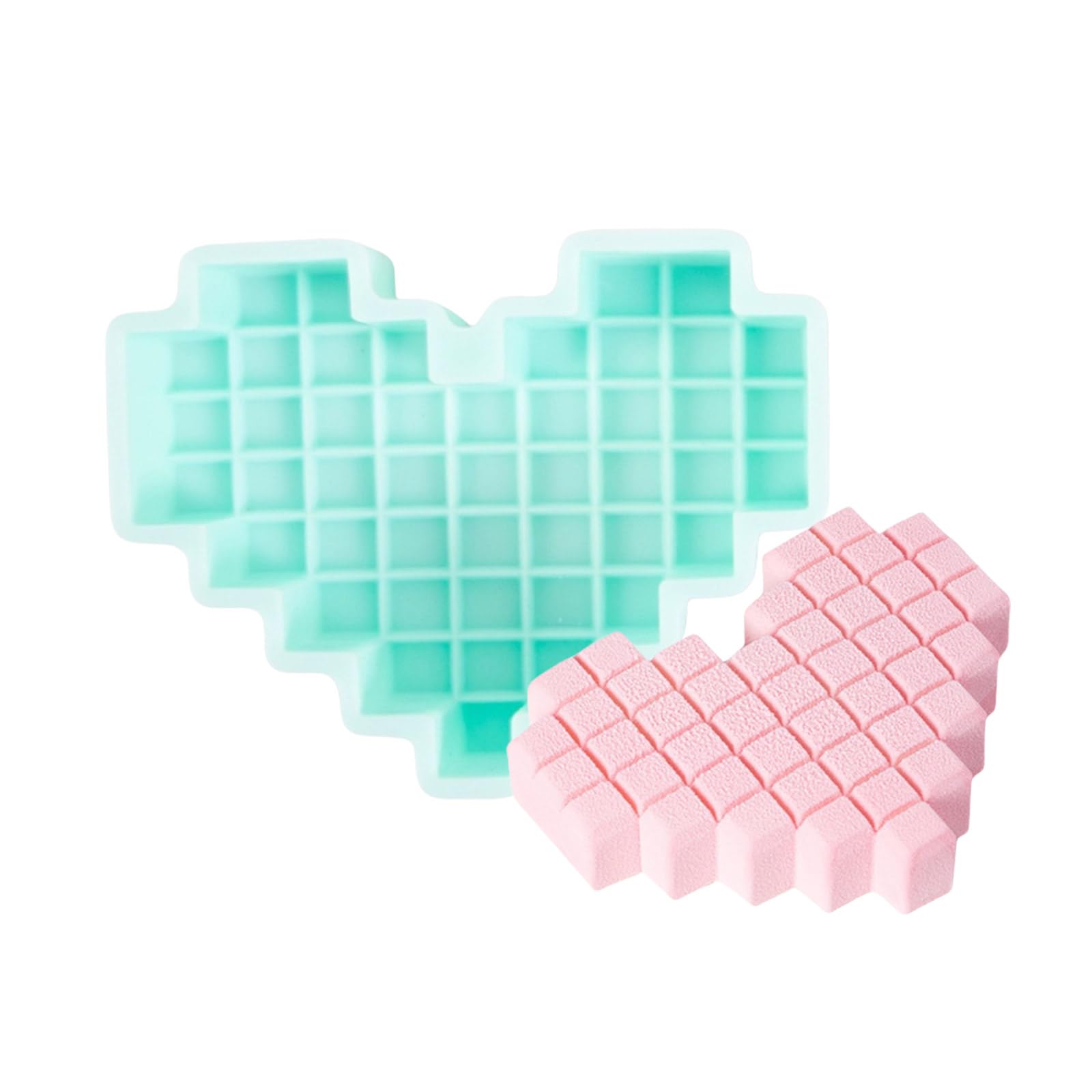Jazuaiao Mousses Cake Decorating Mold Silicone Mold Heart Shape Chocolate Valentines Day Dessert Cake Baking Tool Heart Shape Silicone Dessert for