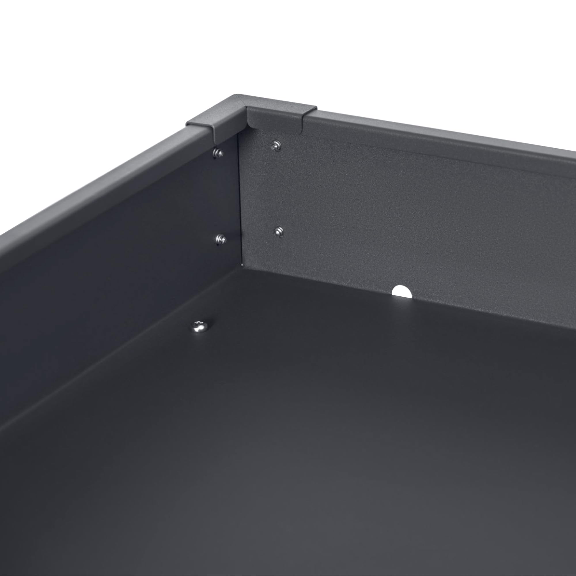 Zelsius Mülltonnenbox 4er mit Pflanzdach für 4 Tonnen | 120-240 Liter | Anthrazit RAL 7016 | Tür in Holzoptik inkl. Erweiterungsmöglichkeit | Müllbox, Aufbewahrungsbox für Mülltonnen
