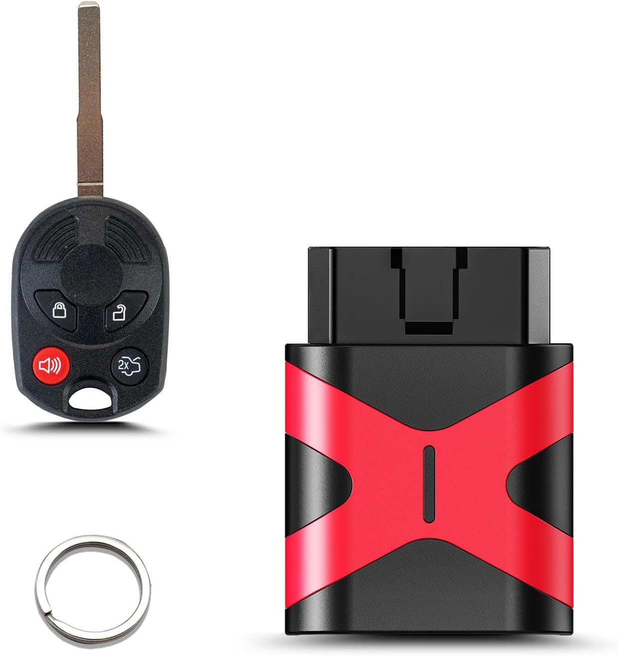 Replacement Smart Key Fob with DIY Setup Tool Compatible with Ford Escape 2012-2016 Fiesta 2011-2016, Keyless Entry Remote FCC ID OUCD6000022