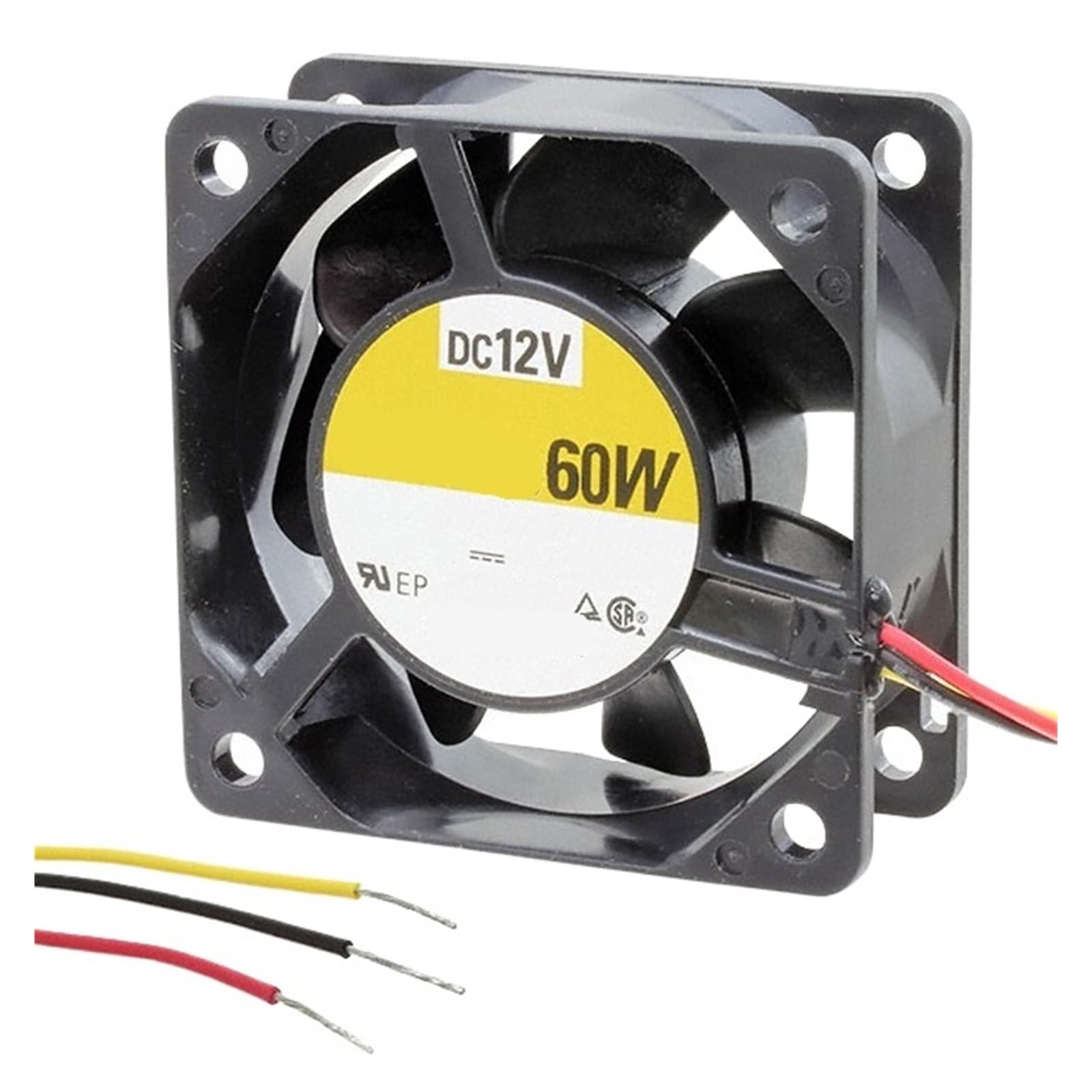 LZIKKGKI 9WP0612H4D011 12VDC FAN 60X60X25mm 1.32W 3wire 3800RPM