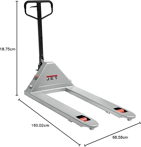 Miniatura 9 de JET Gato de palet de 27" x 48", capacidad de 5500 libras (modelo PT-2748JB)