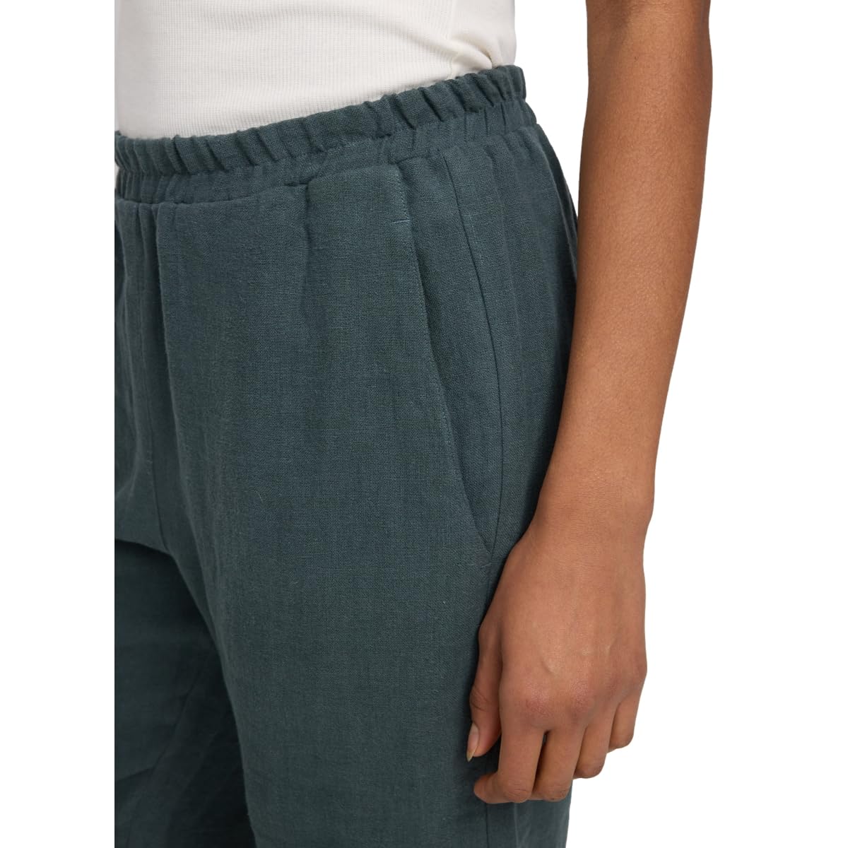 mazine Straight Leg Linen Pants - Pantaloni in tessuto