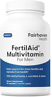 Fairhaven Health FertilAid for Men Fertility Supplements for Men | Count...