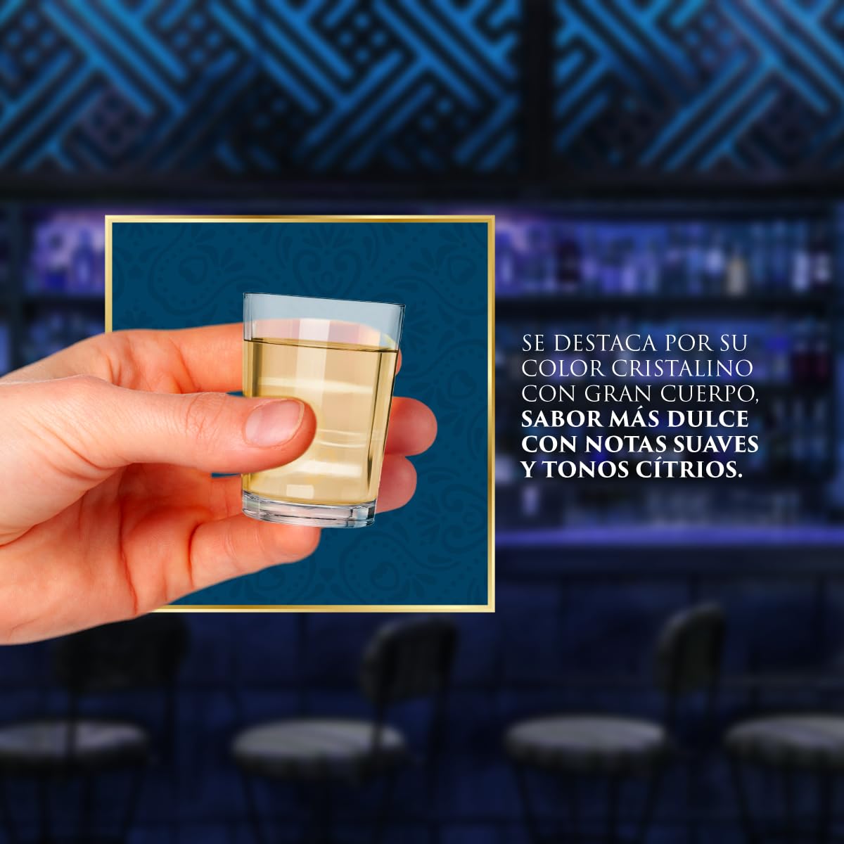 Arraigo Tequila Blanco - Botella de Tequila Mexicano - Elaborado 100% Agave Azul - 70 cl - 35% de Alcohol - Destilado Tres Veces hasta Obtener su Sabor y Aroma