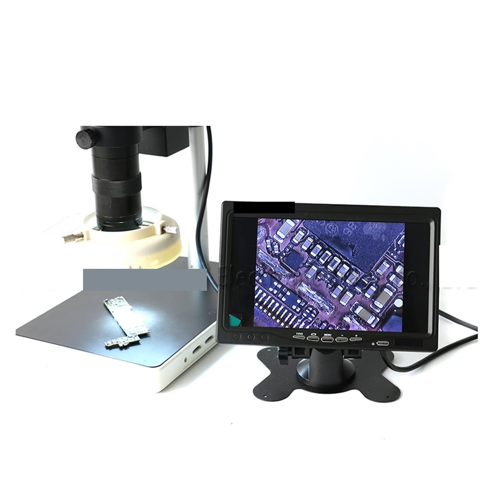 Soczewka mikroskopu, 1/3 cala CCD cyfrowa kamera z mikroskopem wideo kolor BNC kolorowe wideo PAL wyjście NTSC dla przemysłu laboratoryjnego PCB BGA