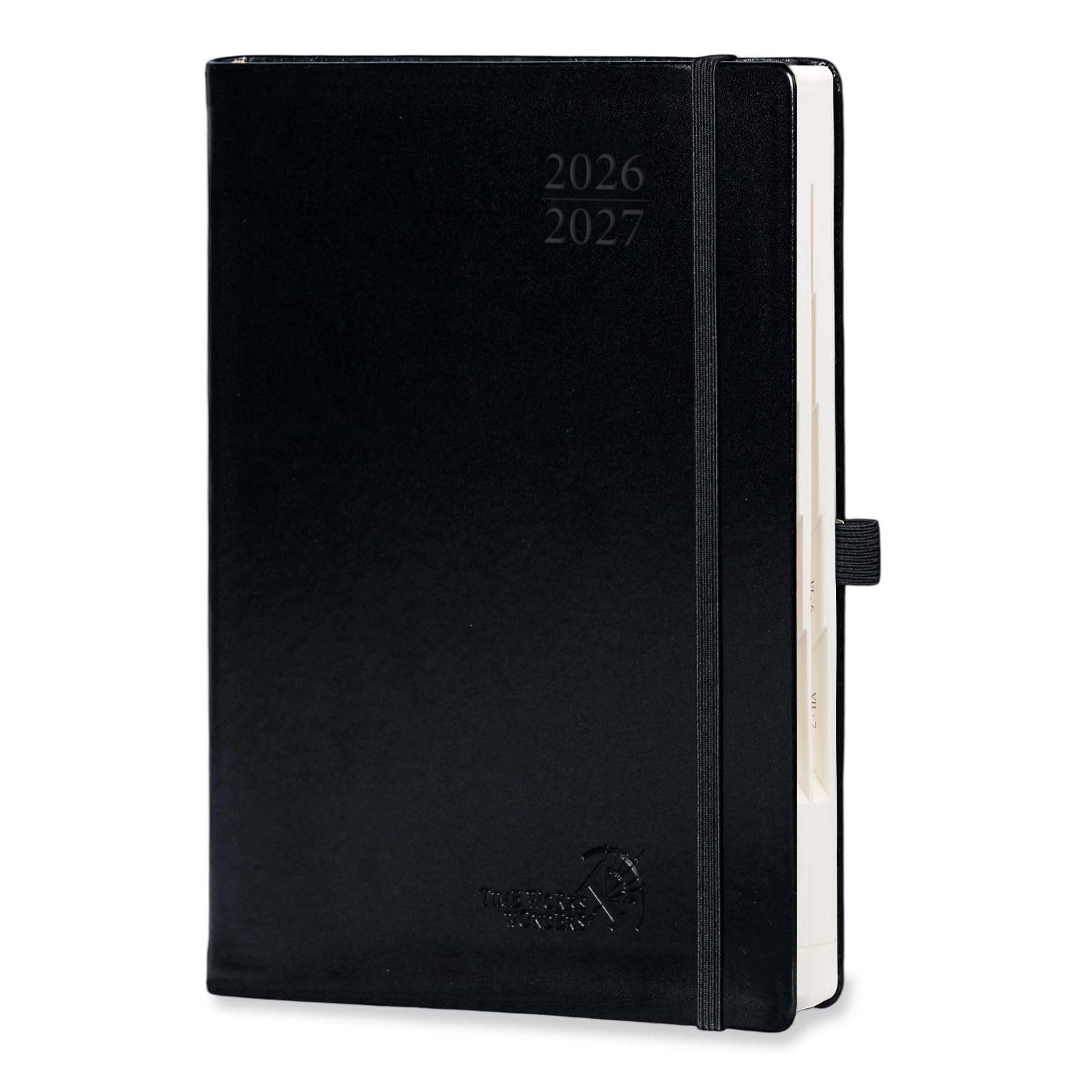 POPRUN 2026-2027 Academic Diary A Day Per Page A5 Hardback Daily Planner