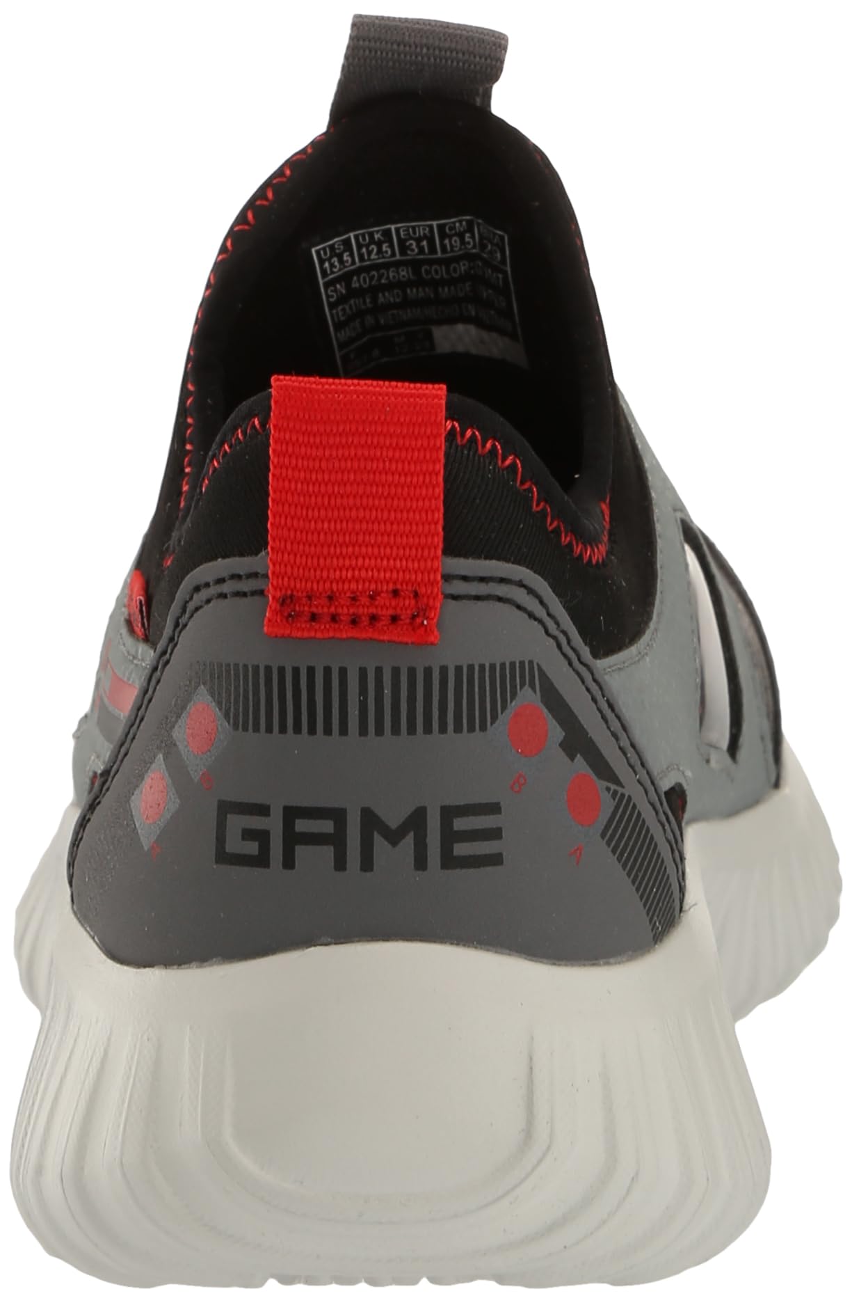 Skechers Depth Charge 2.0-Techno Point, Zapatillas Uni-niños, Gris Multicolor, 3.5 Big Kid