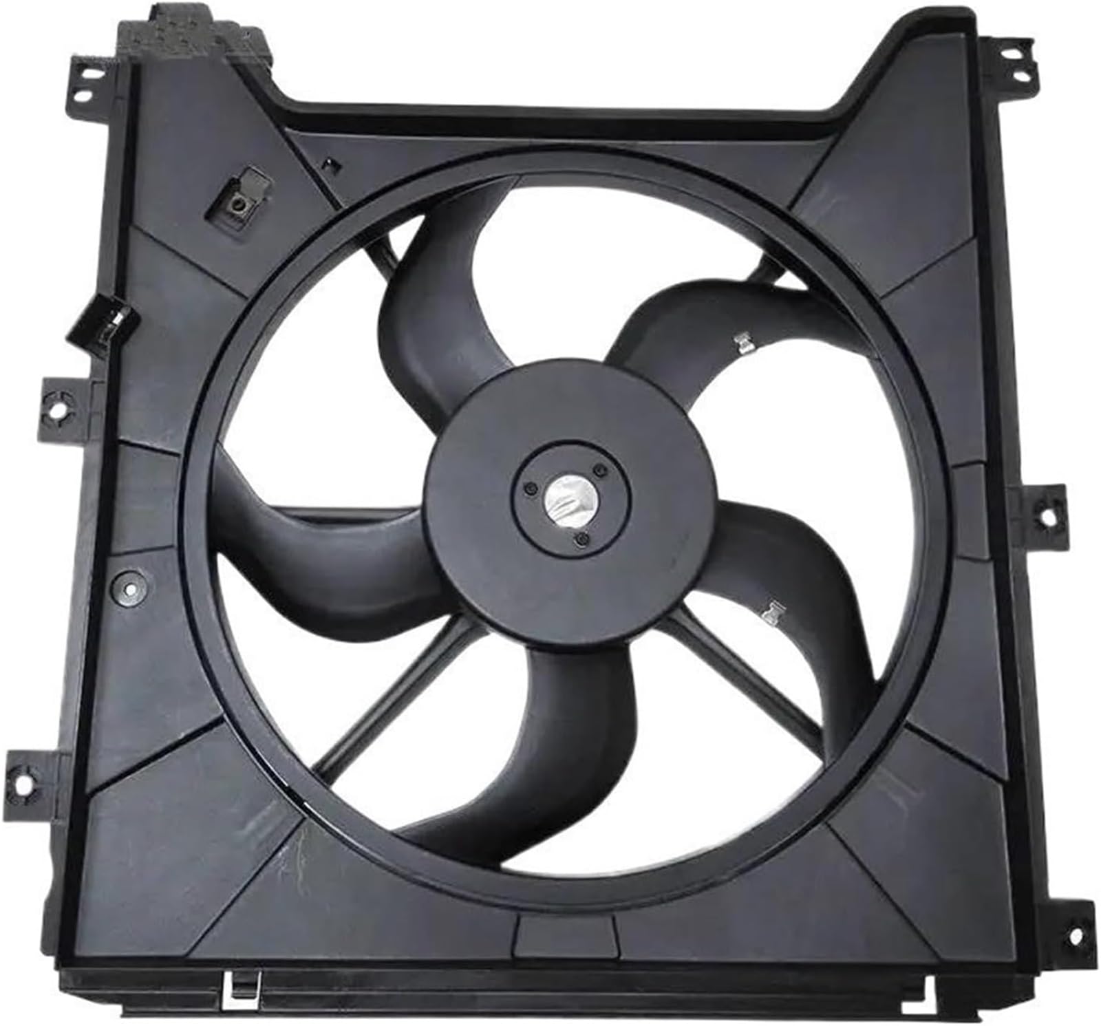 Coche cambio radiador Refrigeración eléctrica para el conjunto del ventilador del radiador para Ssangyong para Kyron para piezas del motor