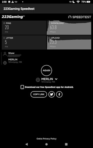 223Gaming Speedtest