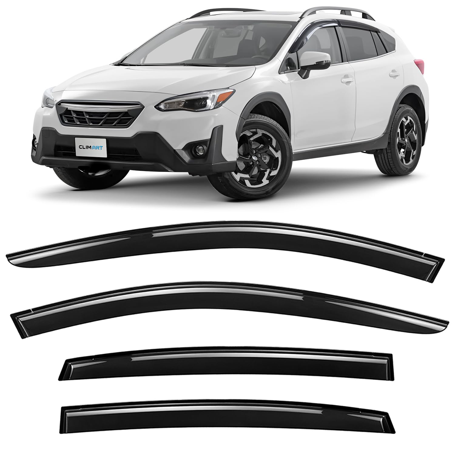 Amazon.com: CLIM ART Incredibly Durable Rain Guards for Subaru XV