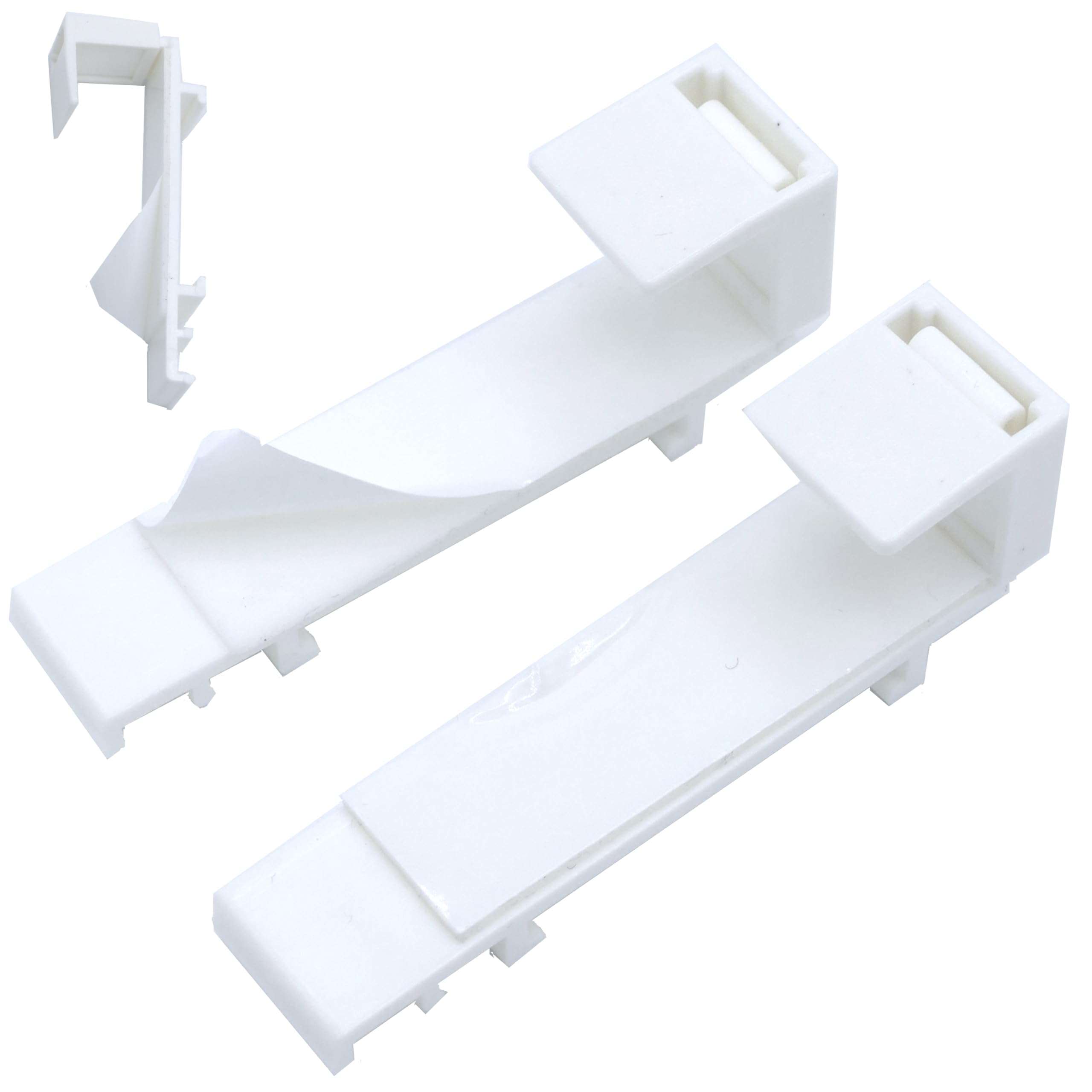 KLEMMFLEX Support Serrage Court Avec Support Métallique, Pour Store Enrouleur Klemmfix-Double