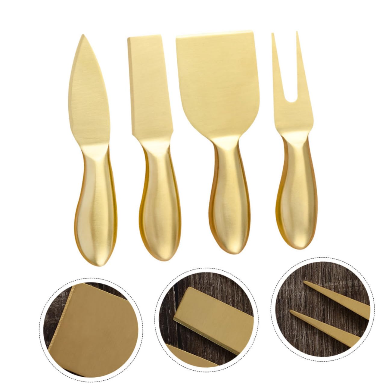 KICHOUSE Ergonomic Cheese Knife for Hard Cheese Butter Knife Cutter Kitchen Tools