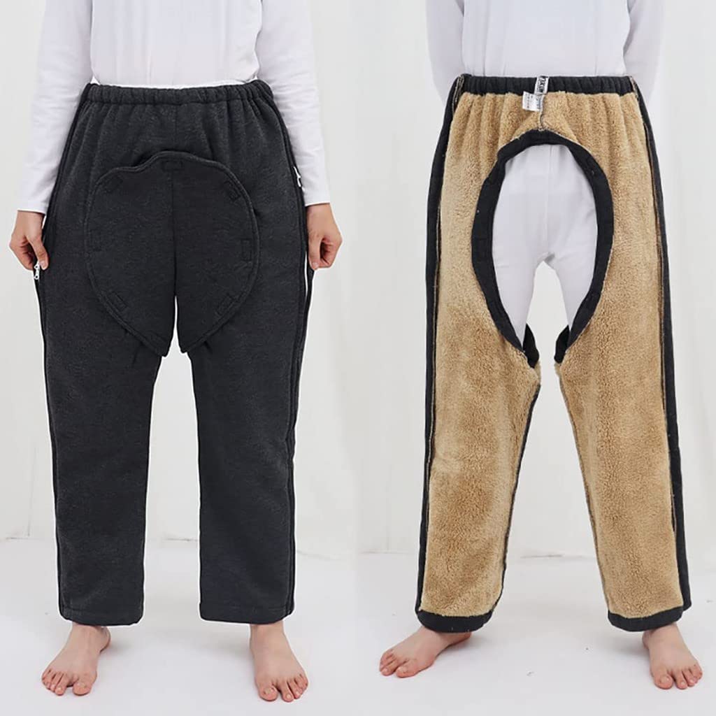 Pantaloni per Cura Dell'incontinenza, Pantaloni Paziente Abbigliamento per La Cura del Paziente, Abbigliamento per Disabili Pazienti Anziani Chirurgia A,X-Large