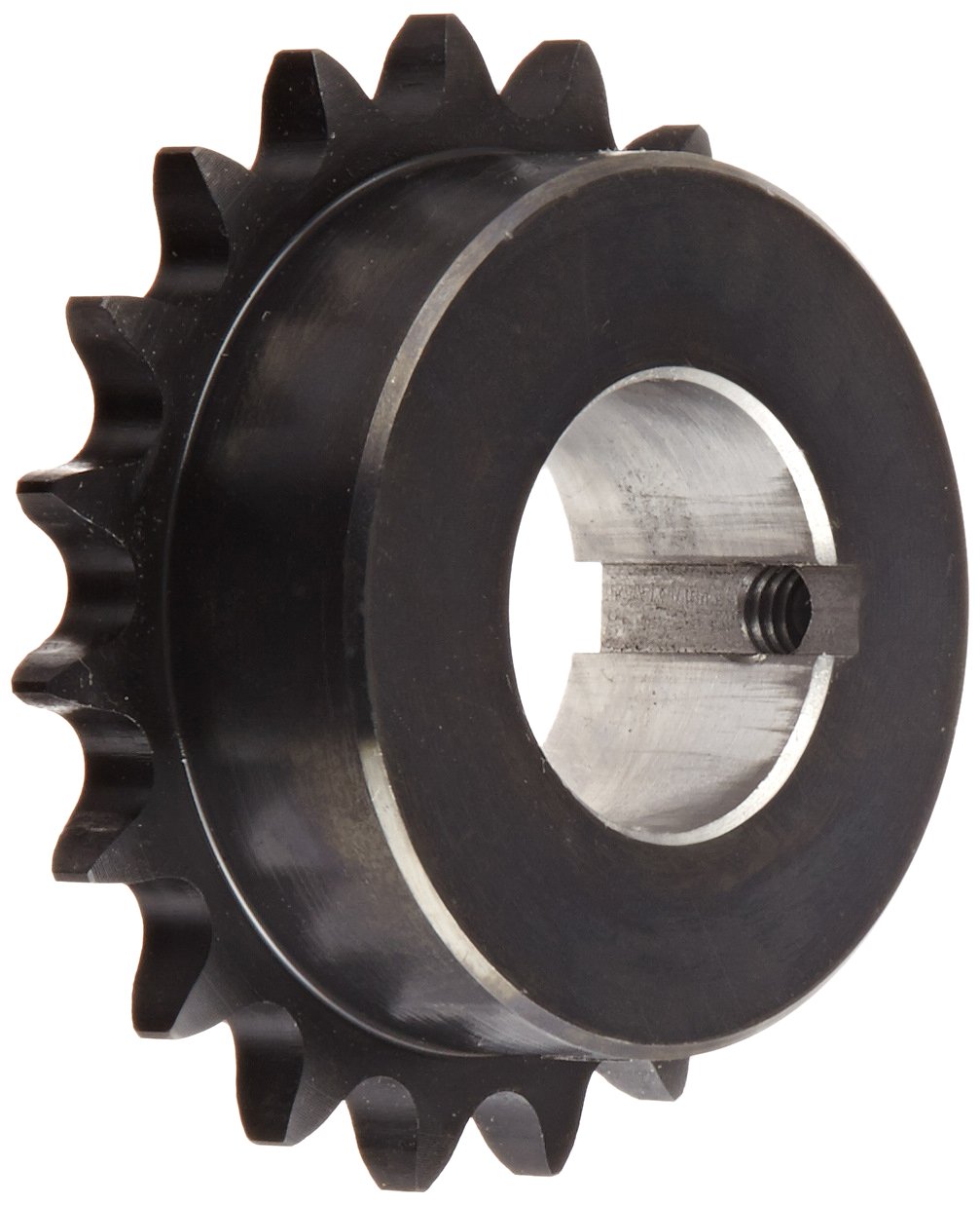 Browning H4019X 1 1/4 Finished Bore Roller Chain Sprocket, Single Strand, Steel, Hardened Teeth, 19 Teeth