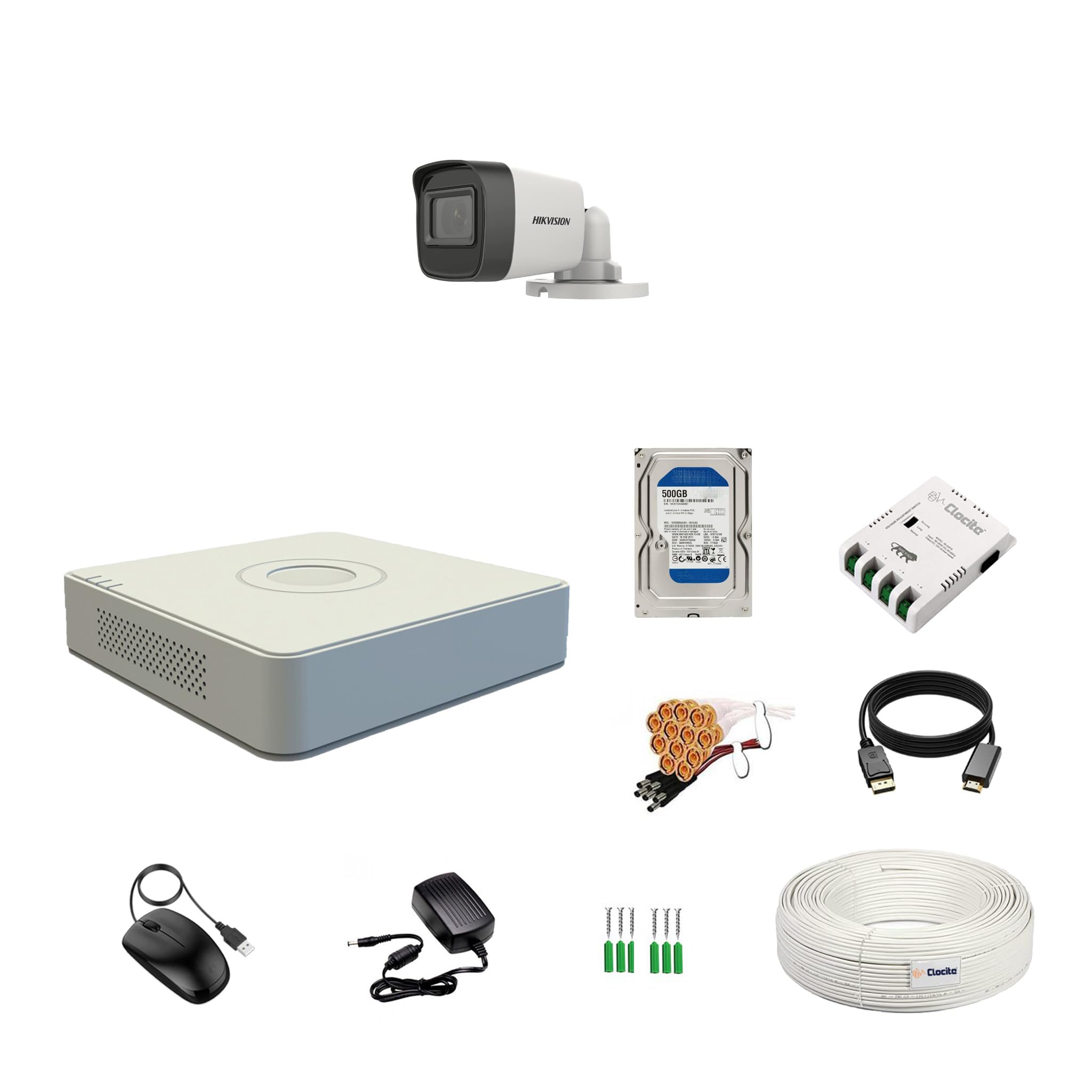 Hikvision 8 Channel DVR Kit - 5MP Cameras & 2TB HDD -23