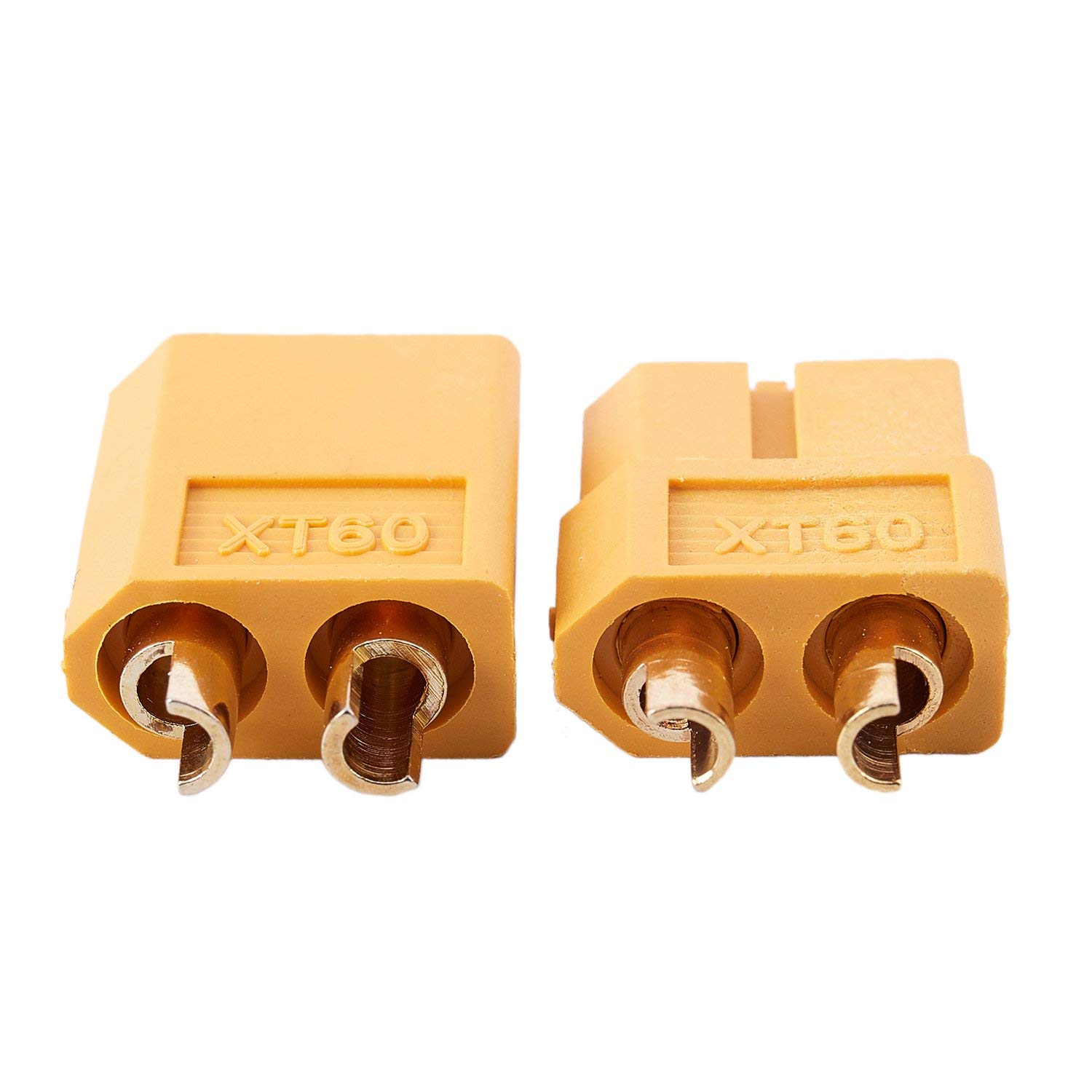 Dilwe Set 5 Connettori Batteria RC – XT60 Maschio A T Plug Femmina, Adattatore Per Aerei E Auto Telecomandate, Plastica + Metallo