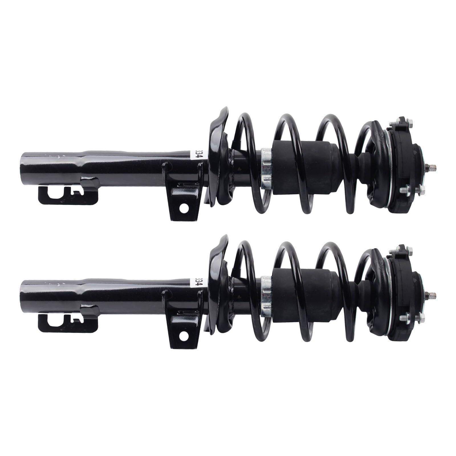TRQ Front Strut and Spring Assembly Set 2 Piece Compatible with 2011-2015 Volkswagen Jetta