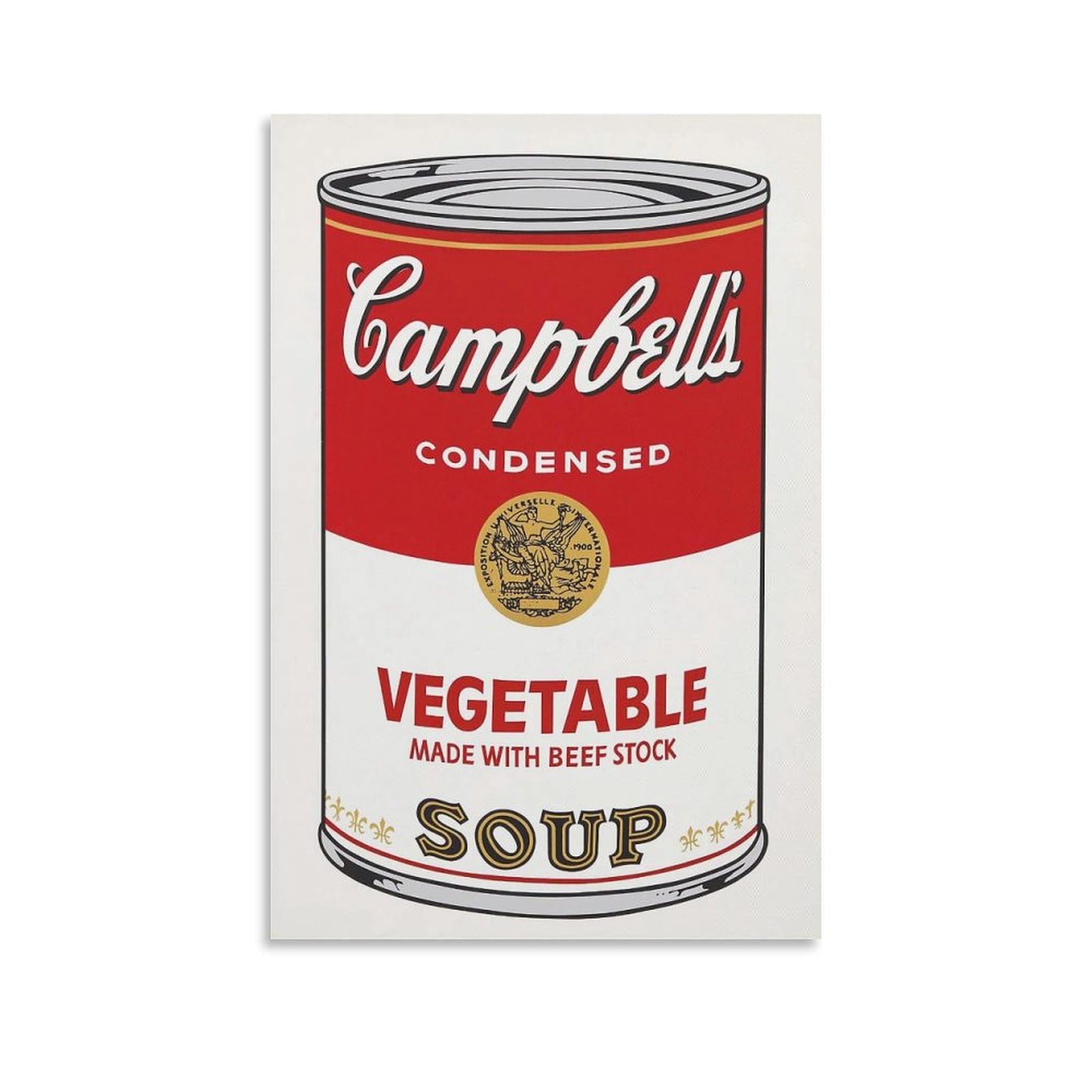 Amazon.co.jp: Andy Warhol アンディウォーホルポスター「キャンベルの