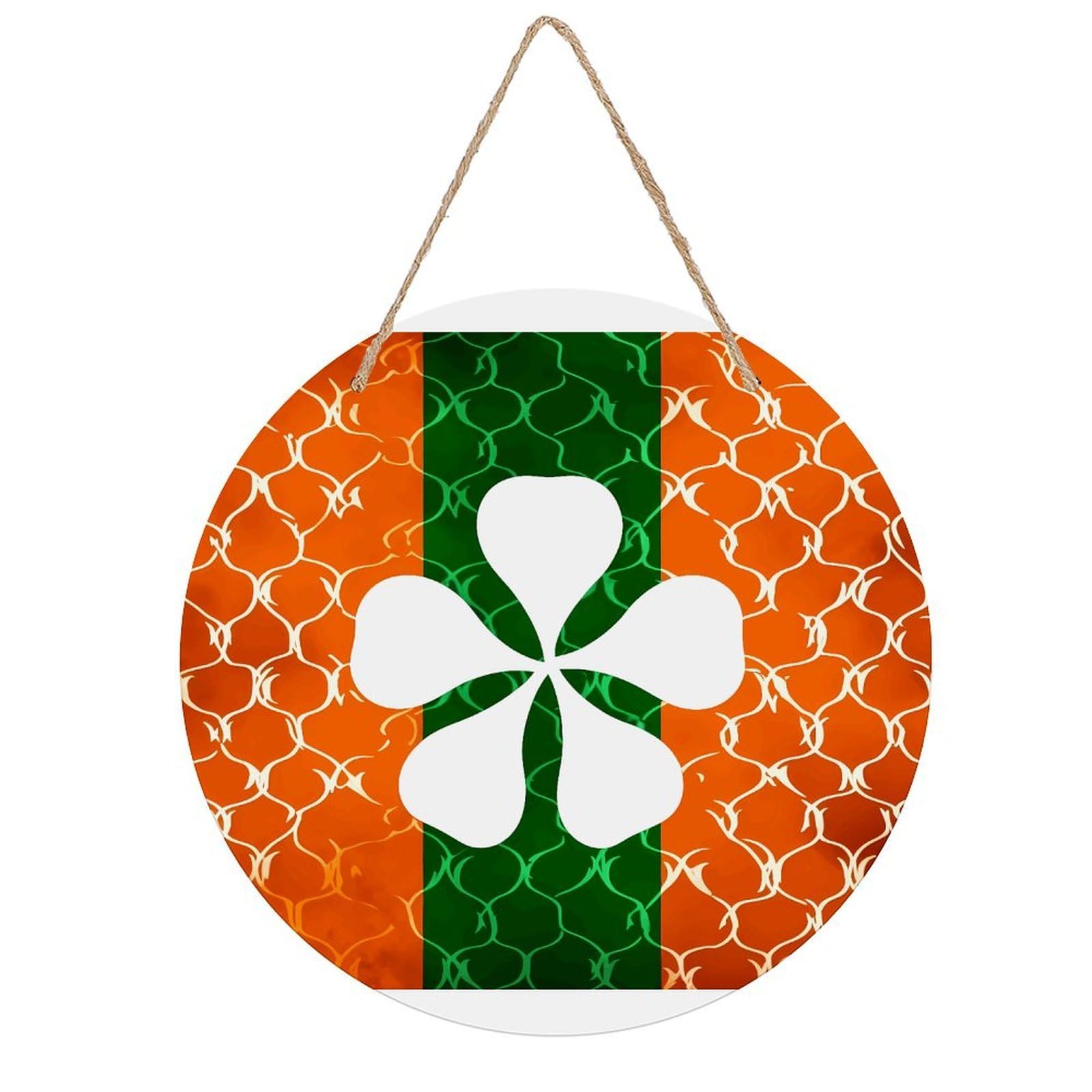 Adfgyerh Style Silhouette Of Leaves Room Decor，Round Wooden Board Painting，Wall Art，Easy To Hang，Wall Decor ，Suitable For Homes, Offices, Holidays, Bars, Cafes, And Other Venues.