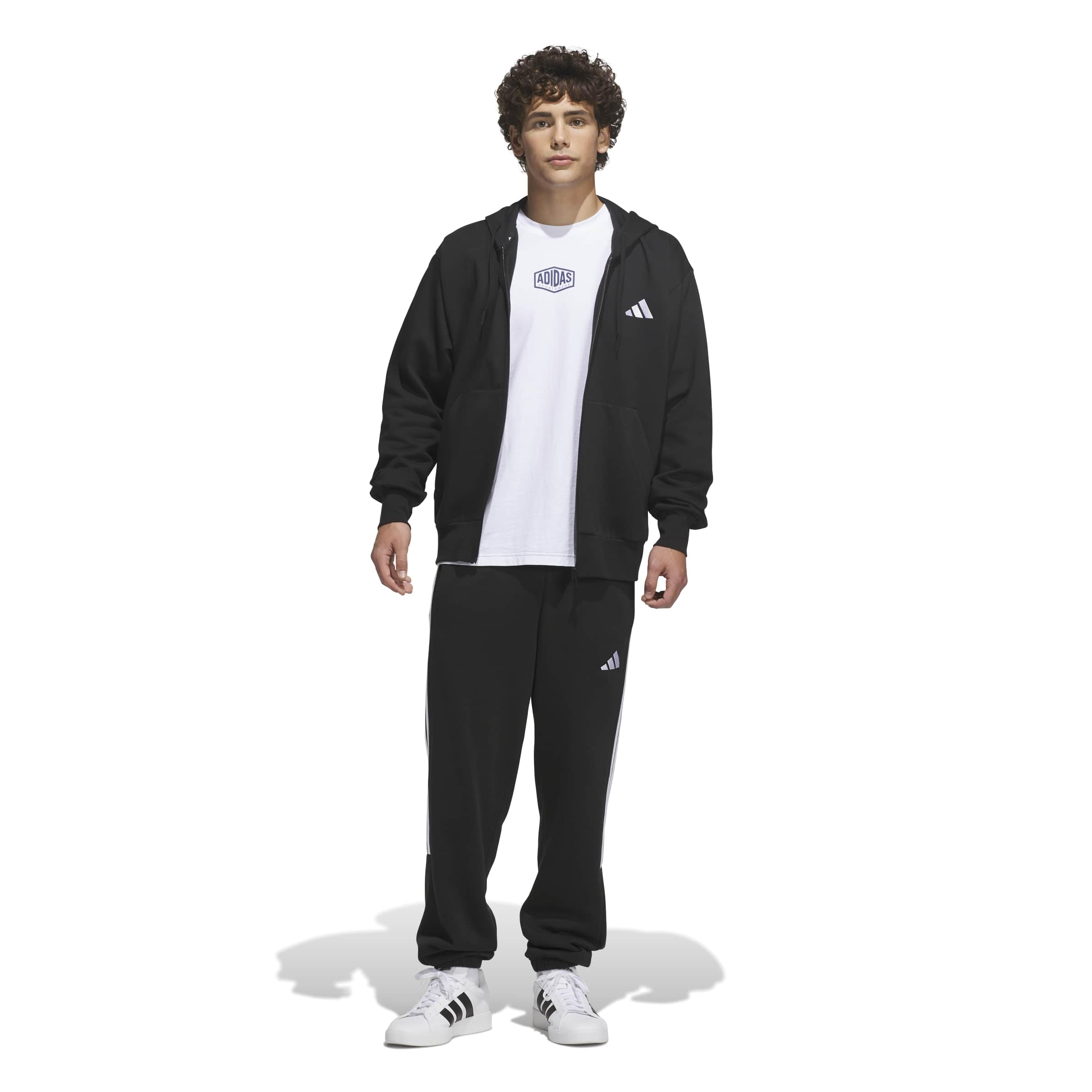 Adidas Herren Feelcozy Fleece Full-Zip Kapuzenpullover (1er Pack)
