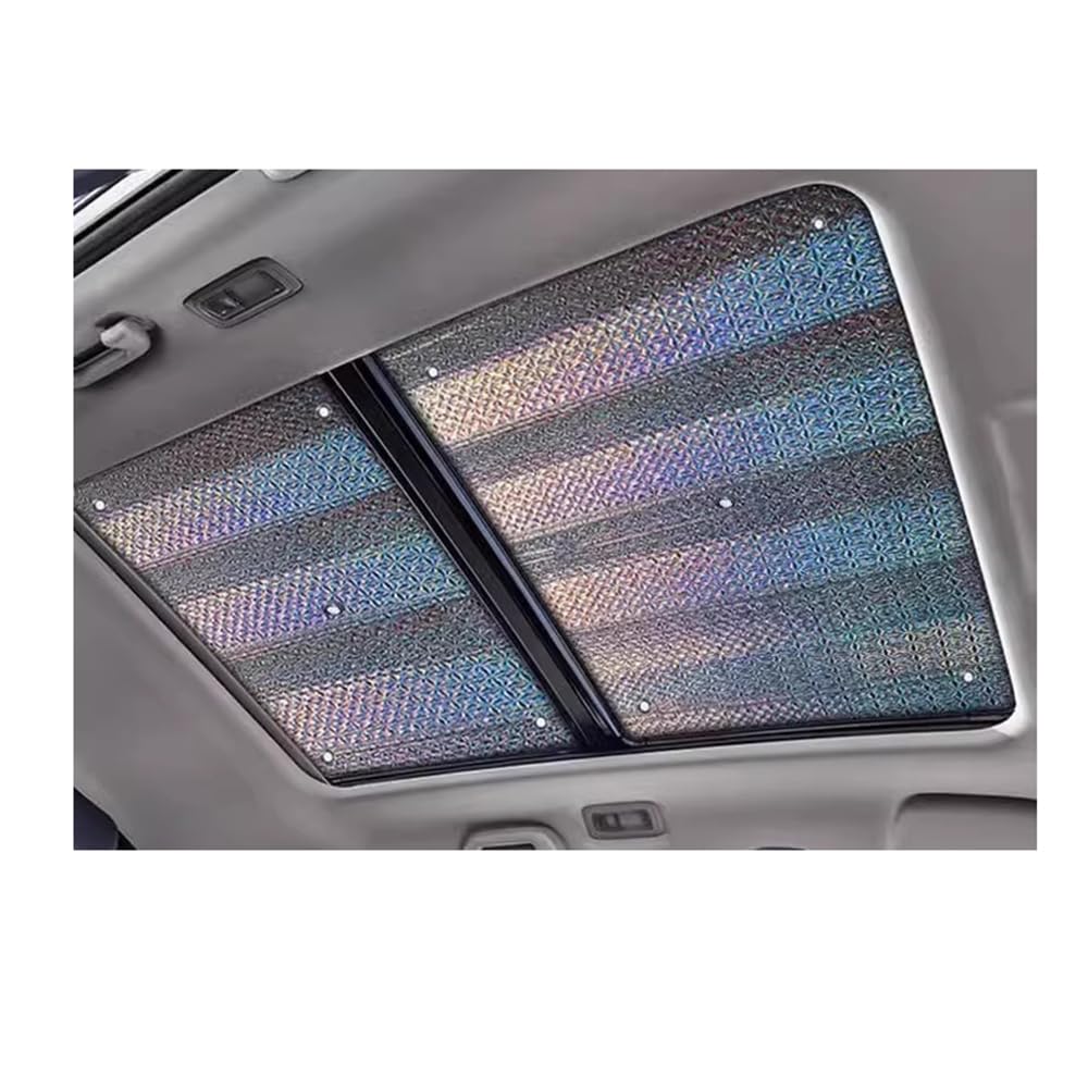 Car Sunroof Sunshade for Audi Q4 e-tron 2023 2024,Aluminum Foil Suction Cup Simple Sunscreen Interior Decoration Accessories Available All Seasons