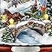 The Bradford Exchange Thomas Kinkade Jingle Bells Illuminated Musical Christmas Snowglobe