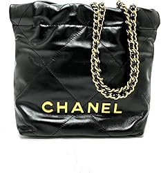 シャネル シャネル22 ミニ ブラック カーフスキン