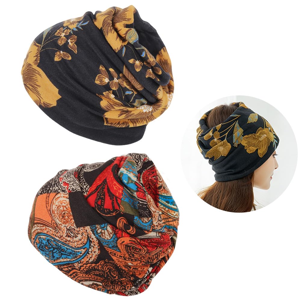 2-Piece Headwear for Women with Chemo Multicolour-image-45