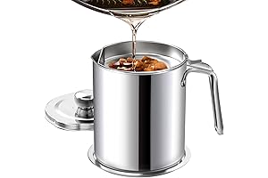 Chihee 2L Grease Container With Mesh Strainer