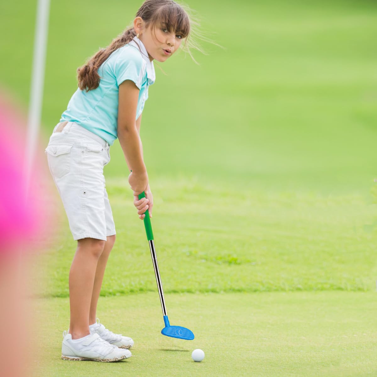 Mini golf,Golf per bambini,giocattoli sportivi all'aperto per bambini, giocattoli sportivi indoor outdoor, regali per bambini e bambine di 3 4 5 anni