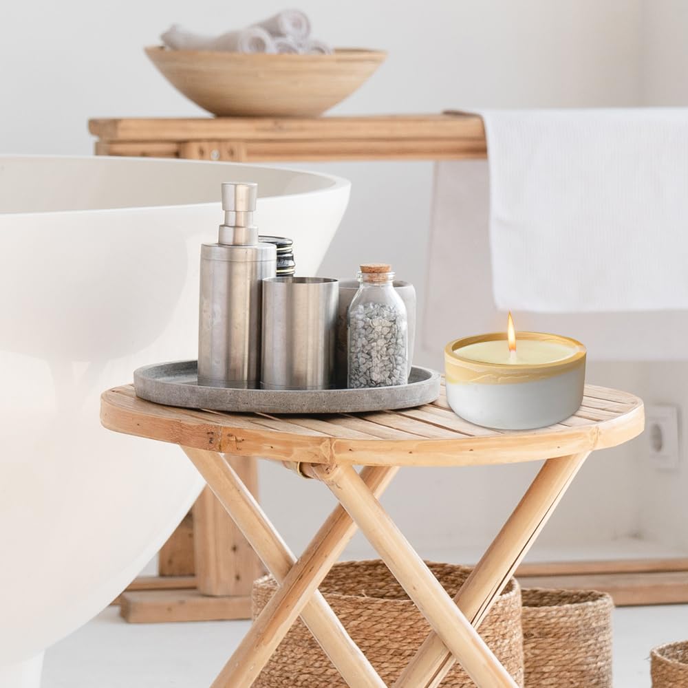 Stampo Silicone Per Candele - 2 Pezzi Con Coperchio Per Portacandele E Vasetti Fai Da Te - Foto 11