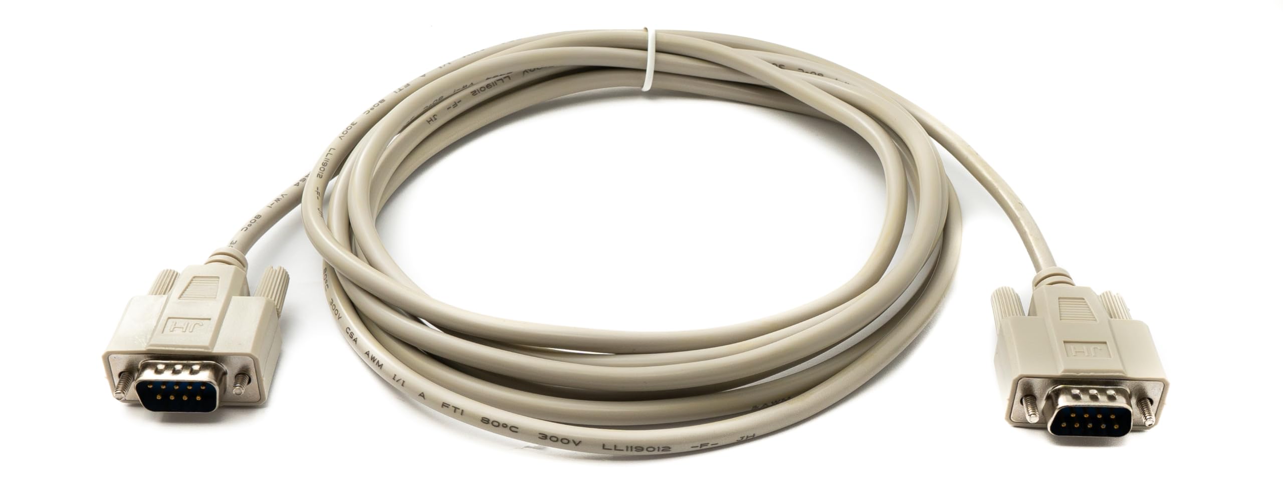 System-S D Sub Cavo 3 M 9 Pin Maschio A Maschio RS232 DB9 Adattatore Grigio - Foto 4