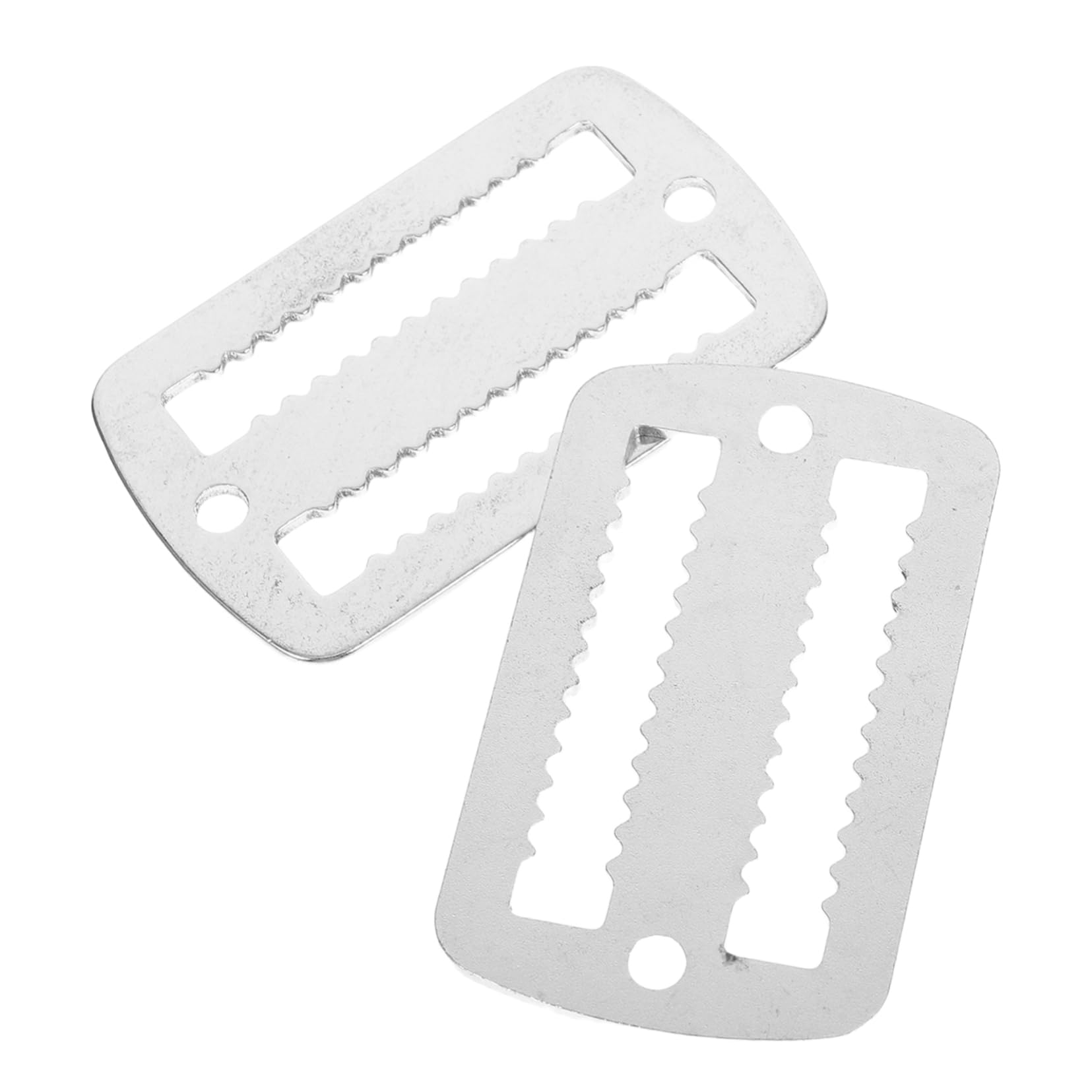 WHAMVOX 2Pcs Heavy Duty Stainless Steel Diving Belt Buckle Serrated Design for Secure Grip for Scuba Diving Snorkeling and Water Sports Activities