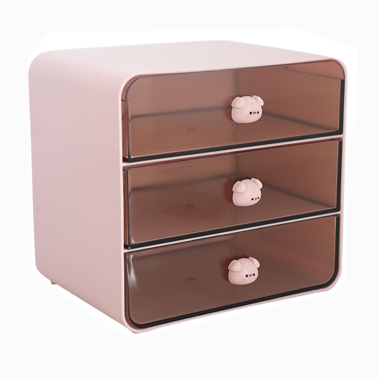Lixsazse D Esktop Storage Rawers 3 Rawer Plastic Storage Unit For Esk Abs Solutions For Small Spaces Stackable,