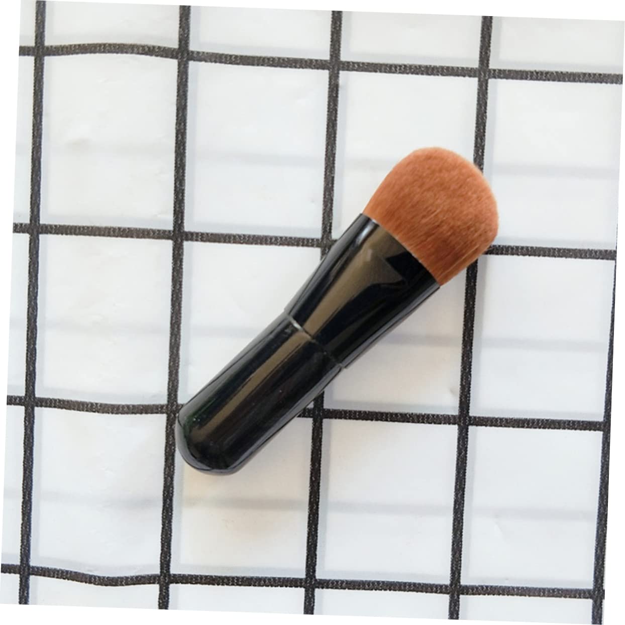 SOESFOUFU High-density Fluffy Blush Brush Angled Foundation Makeup Applicator for Blending Liquid Foundation