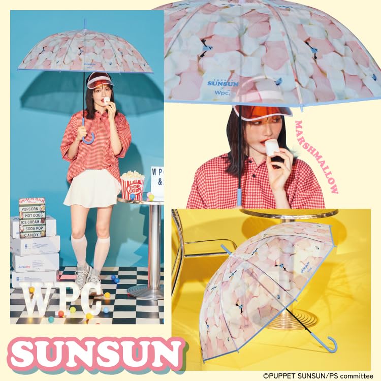 Amazon.co.jp: Wpc. [ビニール傘]パペットスンスン × Wpc. マシュマロ