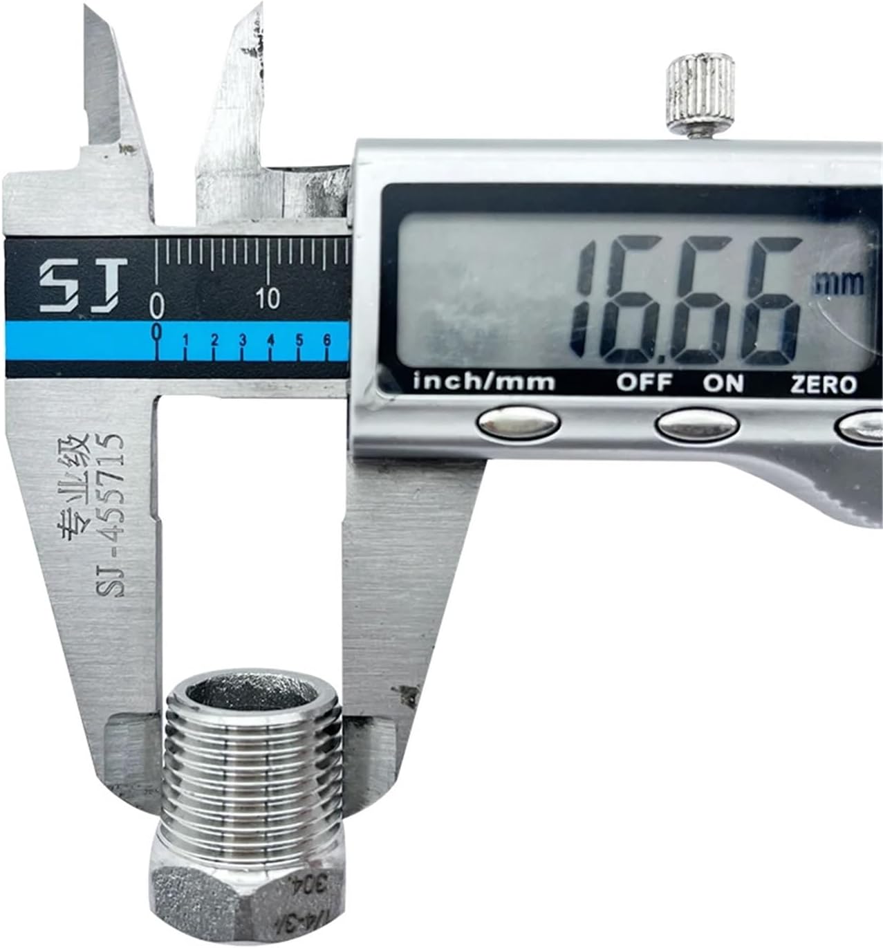 Stainless Steel 3/8 X 1/4 Inch BSPT Reducing Bush Beer Home Brewing