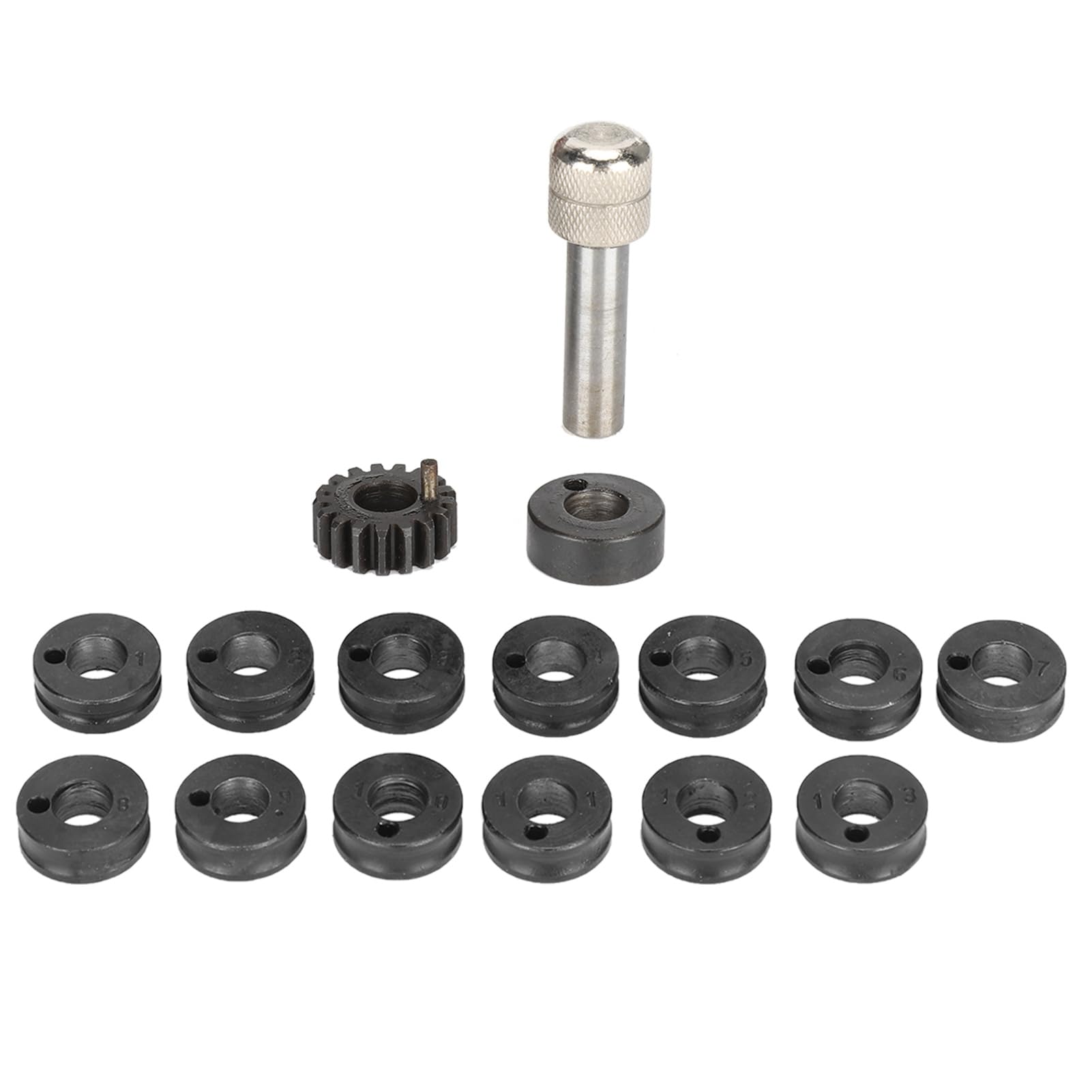 Reductor de ensanchador de anillos, ajustador de tamaño de anillo con 14 rodillos, ensanchador de anillos de joyería, máquina para hacer joyas, herramienta de ampliación,