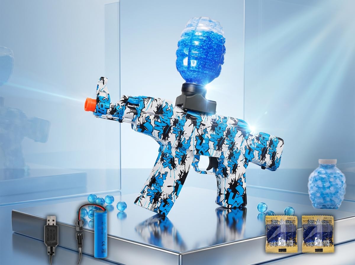 Sponsored Ad - Electric Small Balls Water Ball Water Blaster Toy for Outdoor Activities Shooting Time - Eco-Friendly Bullets/Toy