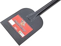 Vista 2 de Bully Tools Heavy Duty Ice Scraper with D-Grip Handle - Steel Head and Floor Scraper with Long Handle for Driveway, 11-Gauge Steel Flat Head Shovel