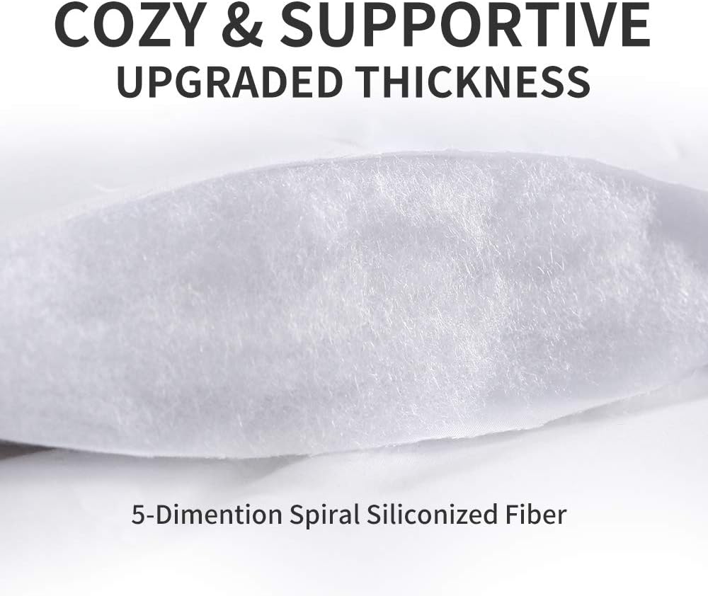 SLEEP ZONE Quilted Mattress Pad Cover Cal King Cooling Fluffy Soft Topper Upto 21 inch Pocket, White, California King: Kitchen & Dining