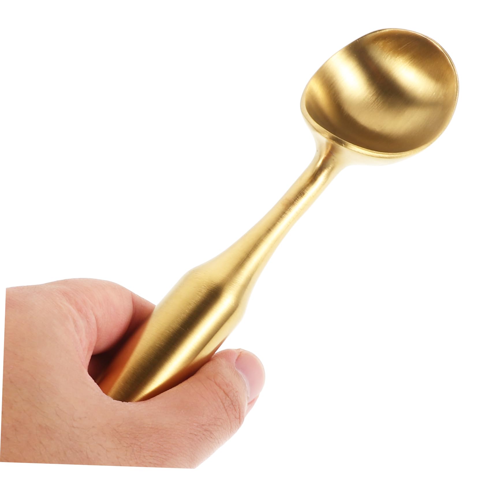 Ciieeo 5 Stück Goldener Eisportionierer aus mit Langem Griff Antihaftbeschichtet Spülmaschinenfest Vielseitig für Eis Keksteig Früchtespieße und Dessertdekoration Kleine